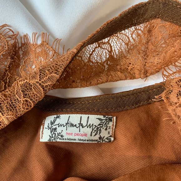 FREE PEOPLE Bronze Lingerie Top Size M - Picture 3 of 3